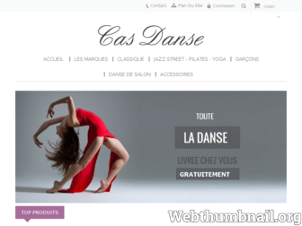 cas-danse.com website preview