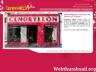cendryllon.com website preview