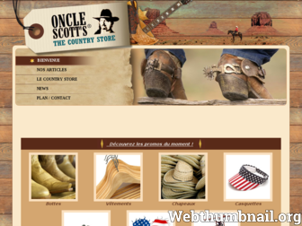 onclescott-countrystore.com website preview