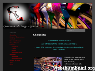 chaussures-danse-tango.fr website preview