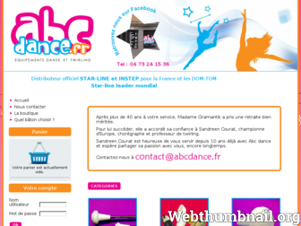 abcdance.fr website preview