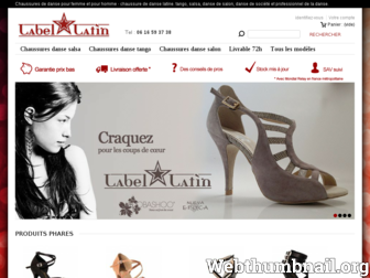 label-latin.com website preview