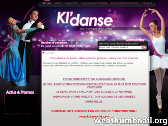 kidanse91.fr website preview