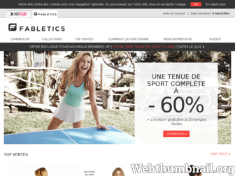 fabletics.fr website preview