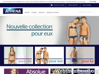 athenashop.fr website preview