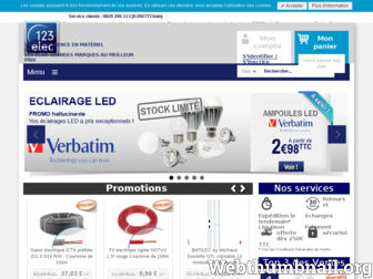 123elec.com website preview