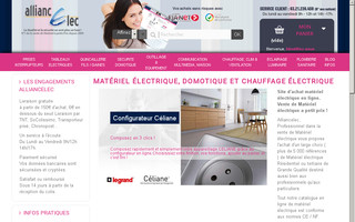 alliancelec.fr website preview