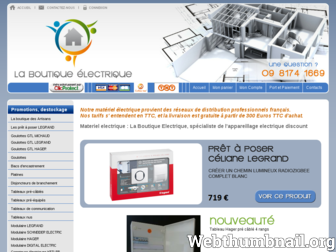 la-boutique-electrique.com website preview