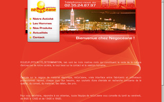negoceane.com website preview