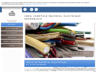 materiel-electrique-grenoble.fr website preview