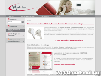 matilec.fr website preview