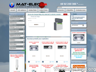 mat-elec.com website preview