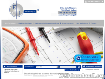 eci-technique.com website preview