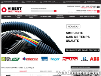 vibert-electrique.fr website preview