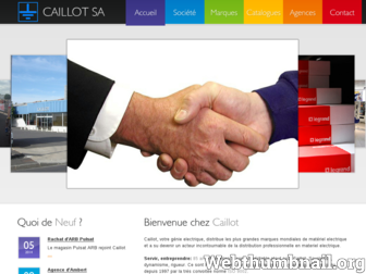 caillot.fr website preview