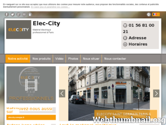 elec-city-paris.fr website preview