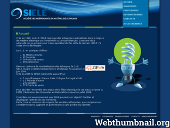 siele.fr website preview