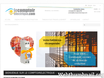 lecomptoirelectrique.com website preview