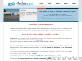 modulsystem.fr website preview