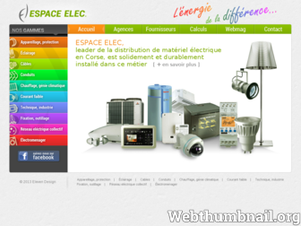 espace-elec.net website preview