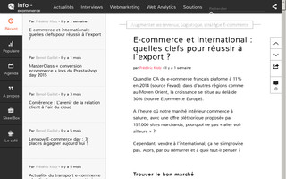 info-ecommerce.fr website preview
