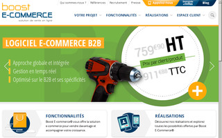 boost-e-commerce.com website preview