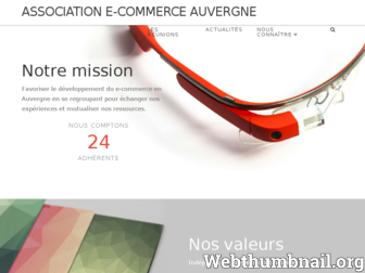 ecommerce-auvergne.fr website preview