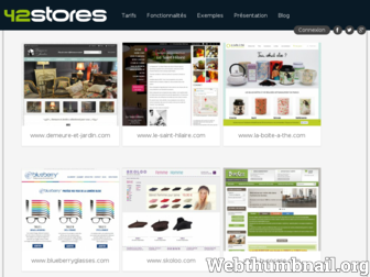 exemples.42stores.com website preview