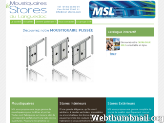 msl-stores.com website preview