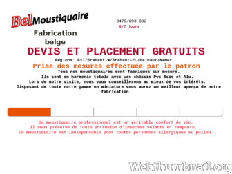 belmoustiquaire.com website preview