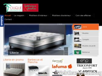 fouquedeco.com website preview