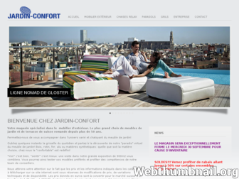 jardinconfort.ch website preview