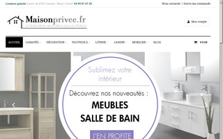 maisonprivee.fr website preview
