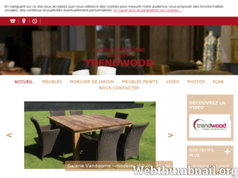 trendwood-meubles.com website preview
