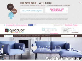 quatuor.be website preview