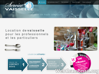 service-vaisselle.fr website preview