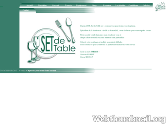 set-de-table.fr website preview