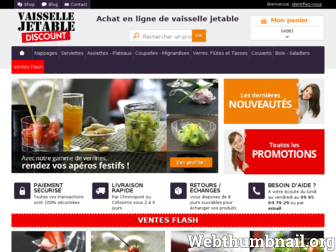 vaisselle-jetable-discount.fr website preview