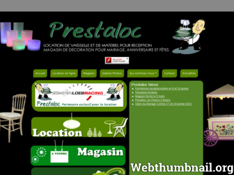 prestaloc.fr website preview