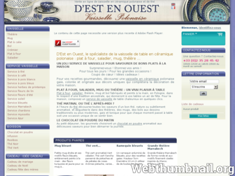 estouest-vaisselle.com website preview