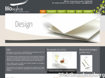 biosylva.fr website preview