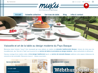 vaisselle-basque-muxu.fr website preview