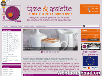 tasse-et-assiette.com website preview
