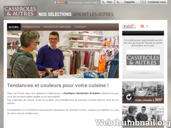 casseroles-gaillac.com website preview