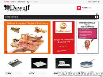 dewulf.pro website preview