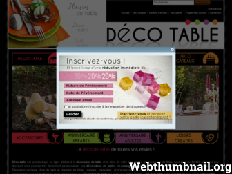 deco-table.eu website preview