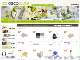 1001-deco-table.com website preview