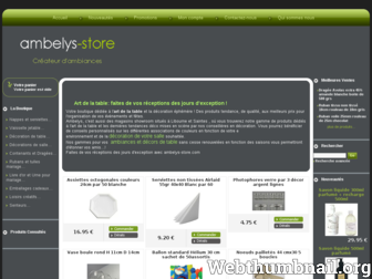 ambelys-store.com website preview