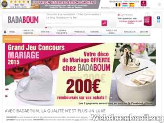 badaboum.fr website preview