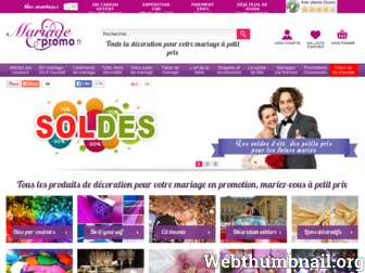 mariage-promo.fr website preview